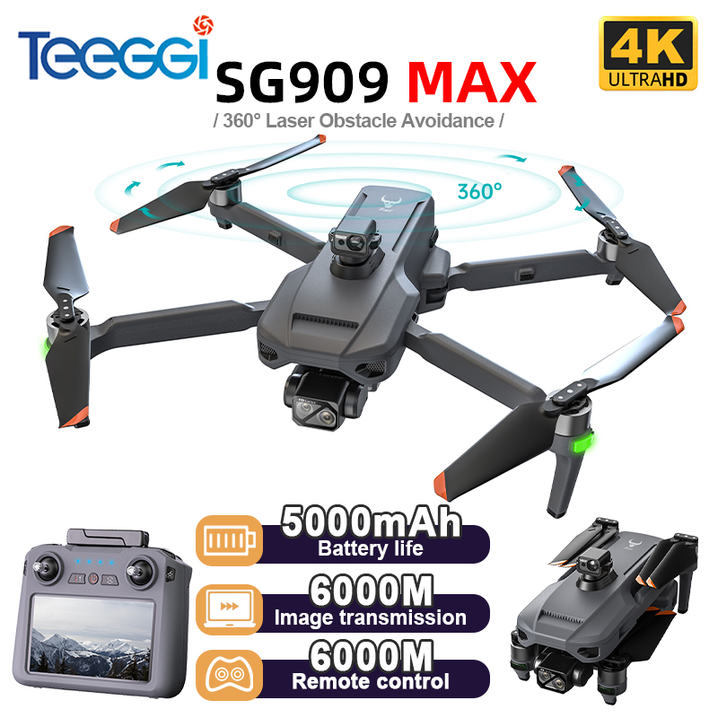 Drone Controller Screen - Teeggi SG909 MAX GPS Drone With