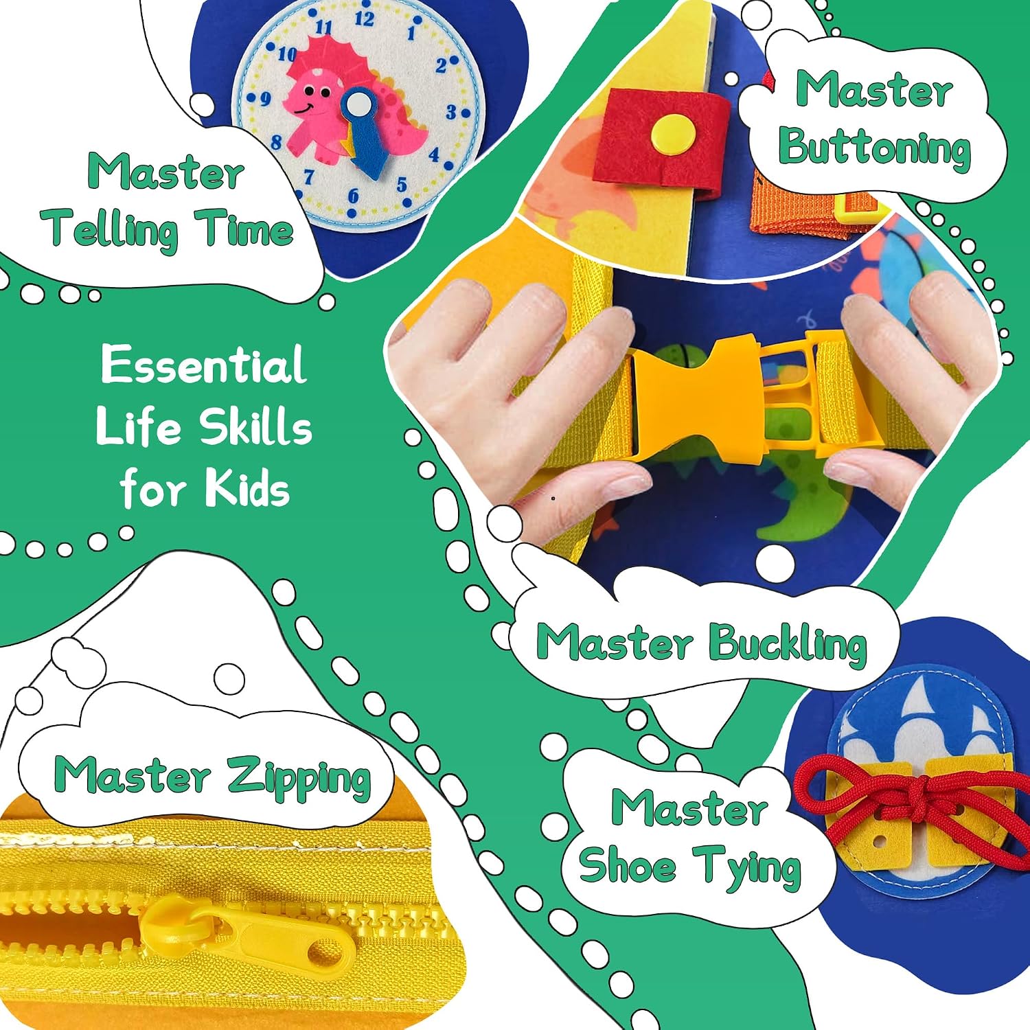 Dinosaur Toddler Busy Board Ba - Drone Backpack recension och pris