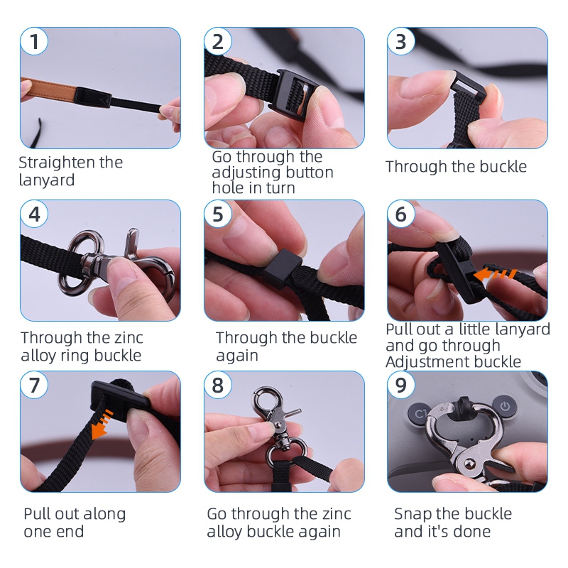For DJI FPV Combo Remote Contr - Drone Remote Controller Lanyard recension och pris