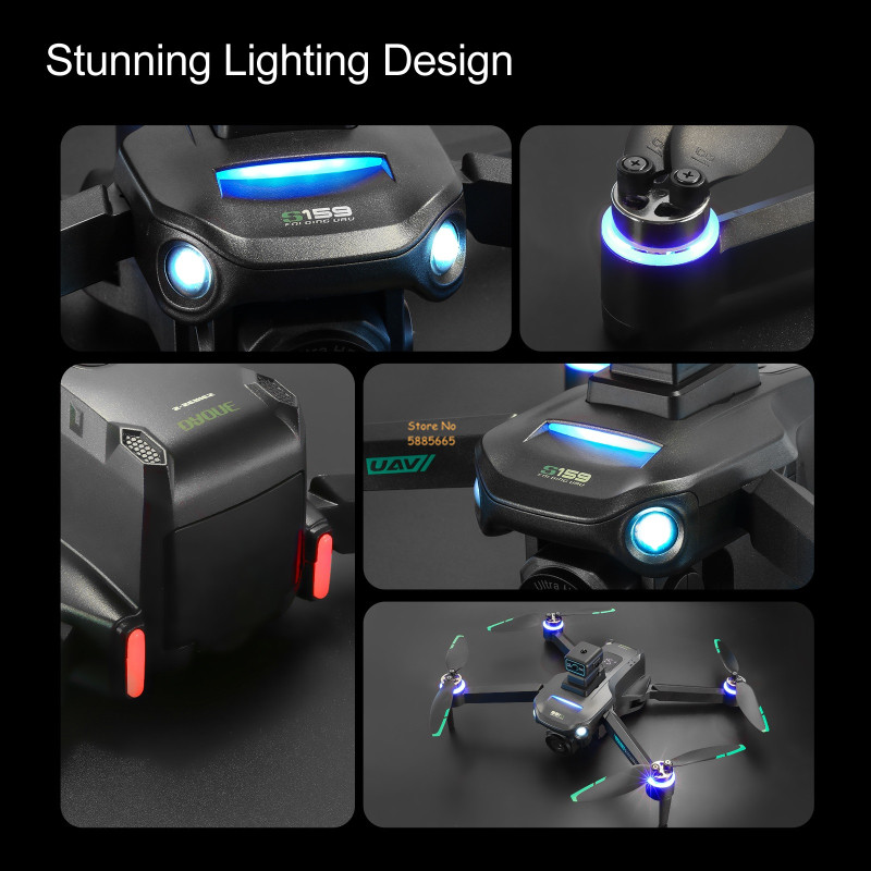 8K Dual Camera 5G WIFI FPV Rem - Drone Controller Screen recension och pris
