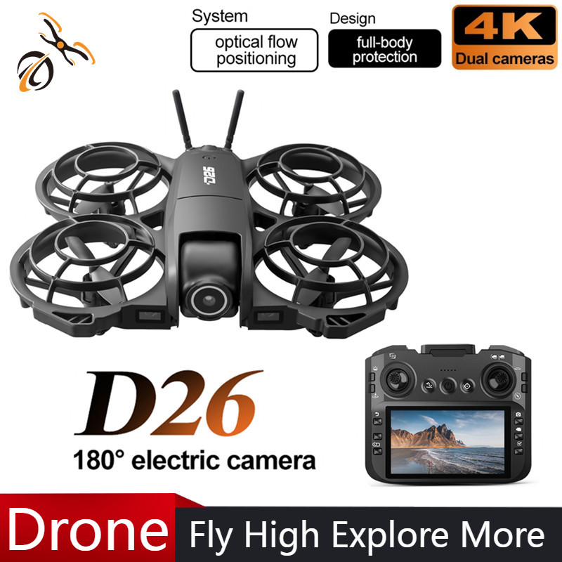 D26 Drone 4K Aerial HD 180° Ca - Drone Battery Adapter recension och pris