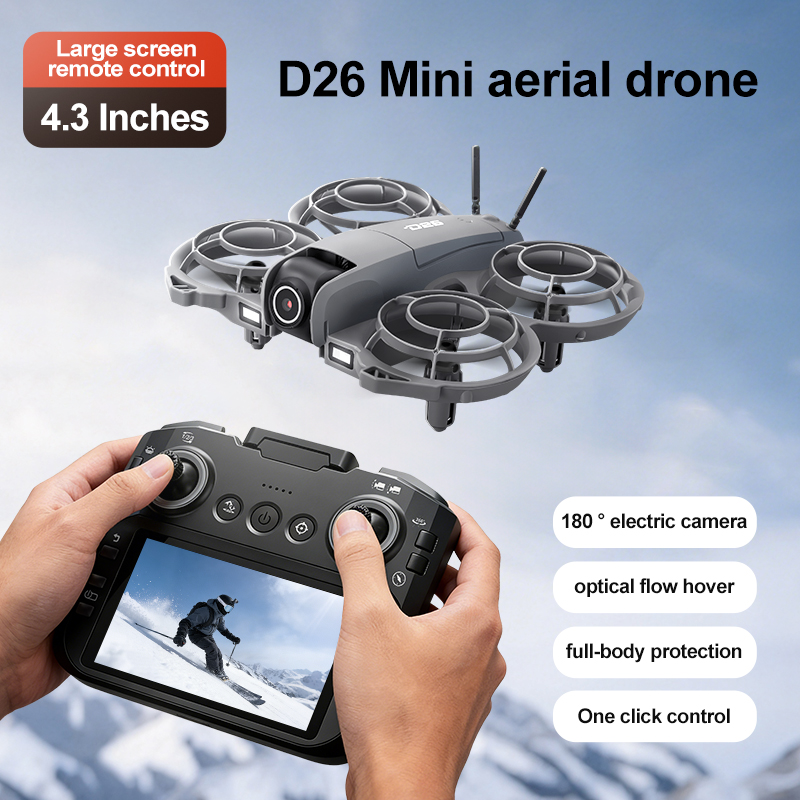 D26 Drone 4K Aerial HD 180° Ca - Drone Battery Adapter recension och pris