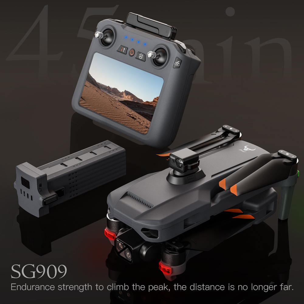 Teeggi SG909 MAX GPS Drone Wit - Drone Controller Screen recension och pris