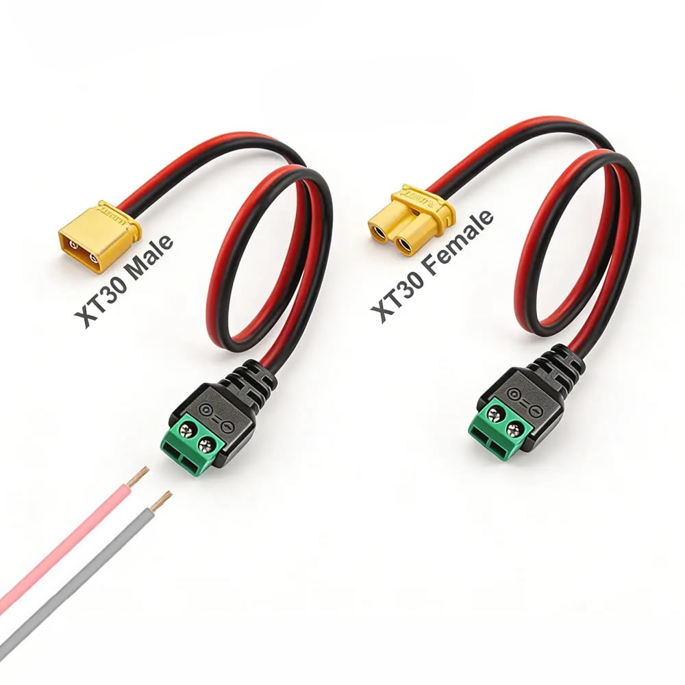 XT30 Male Female Connector Plu - Drone Battery Adapter recension och pris